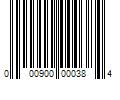 Barcode Image for UPC code 000900000384