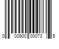 Barcode Image for UPC code 000900000735