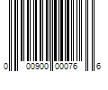 Barcode Image for UPC code 000900000766