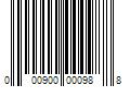 Barcode Image for UPC code 000900000988