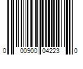 Barcode Image for UPC code 000900042230