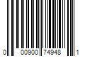 Barcode Image for UPC code 000900749481