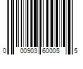 Barcode Image for UPC code 000903600055