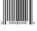 Barcode Image for UPC code 000909000064