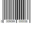 Barcode Image for UPC code 0009099000038