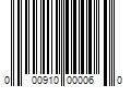 Barcode Image for UPC code 000910000060