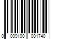 Barcode Image for UPC code 0009100001740