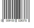 Barcode Image for UPC code 0009100026378