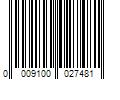 Barcode Image for UPC code 0009100027481