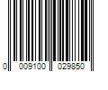 Barcode Image for UPC code 0009100029850