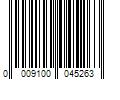 Barcode Image for UPC code 0009100045263