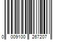 Barcode Image for UPC code 0009100267207