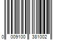 Barcode Image for UPC code 0009100381002