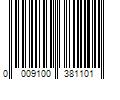 Barcode Image for UPC code 0009100381101