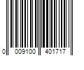 Barcode Image for UPC code 0009100401717