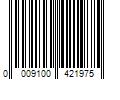 Barcode Image for UPC code 0009100421975