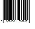 Barcode Image for UPC code 0009100503817