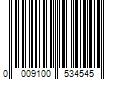 Barcode Image for UPC code 0009100534545