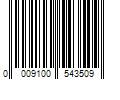 Barcode Image for UPC code 0009100543509