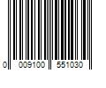 Barcode Image for UPC code 0009100551030