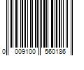 Barcode Image for UPC code 0009100560186