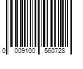 Barcode Image for UPC code 0009100560728