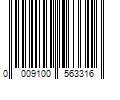 Barcode Image for UPC code 0009100563316