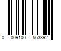 Barcode Image for UPC code 0009100563392