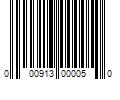 Barcode Image for UPC code 000913000050