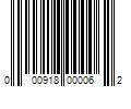 Barcode Image for UPC code 000918000062