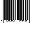 Barcode Image for UPC code 0009200178397