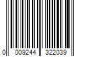 Barcode Image for UPC code 00092443220329