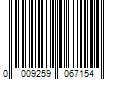 Barcode Image for UPC code 0009259067154