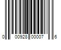 Barcode Image for UPC code 000928000076