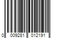 Barcode Image for UPC code 0009281012191