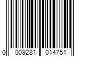 Barcode Image for UPC code 0009281014751