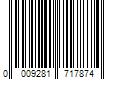 Barcode Image for UPC code 0009281717874