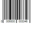 Barcode Image for UPC code 0009300003346