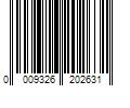 Barcode Image for UPC code 0009326202631