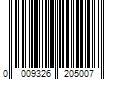 Barcode Image for UPC code 0009326205007