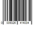 Barcode Image for UPC code 0009326414034