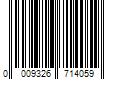 Barcode Image for UPC code 0009326714059