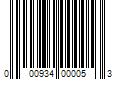 Barcode Image for UPC code 000934000053