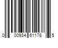 Barcode Image for UPC code 000934611785