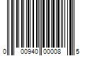 Barcode Image for UPC code 000940000085