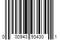 Barcode Image for UPC code 000943934301