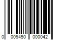 Barcode Image for UPC code 0009450000042