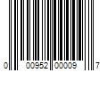 Barcode Image for UPC code 000952000097