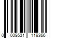 Barcode Image for UPC code 0009531119366