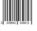 Barcode Image for UPC code 0009542039813